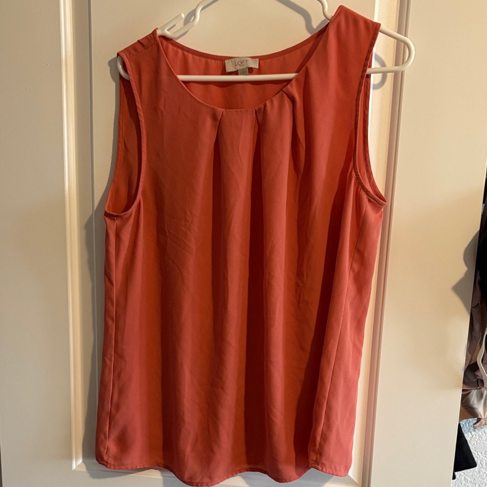 LOFT Women's Coral Sleeveless Tank Top